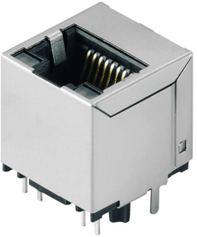 Weidmüller RJ45G1 R1V 3.3N4YG/YG TY 1534760000 Buchse, Einbau vertikal Polzahl Sensoren 10 Silber, Schwarz 120St.