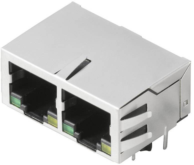 Weidmüller RJ45M T12D 3.3E4G/Y RL 2036460000 Buchse, Einbau horizontal Polzahl Sensoren 8 Silber, S