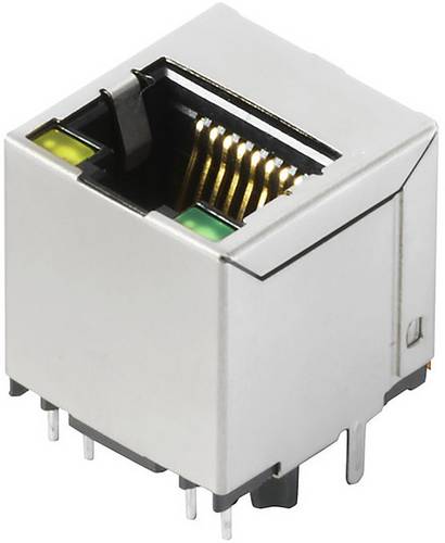 Weidmüller RJ45M R1V 3.3N4Y/G TY 2461070000 Buchse, Einbau vertikal Polzahl 8 Silber, Schwarz 120 S