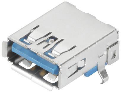 Weidmüller USB-Steckverbinder 3.0 Buchse, Einbau horizontal USB3.0A T1H 2.3N4 TY BL 2563550000 Inha