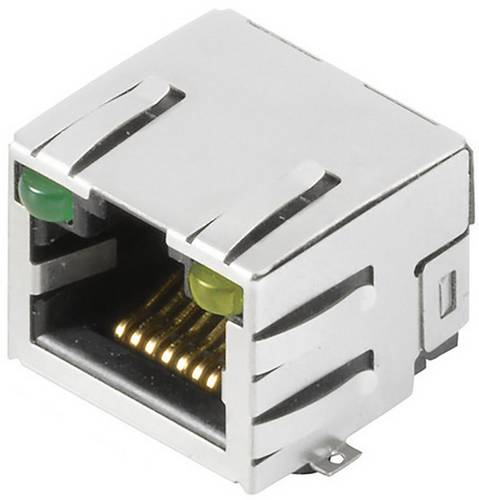 Weidmüller RJ45C3 S1U DE4G/Y RL RJ45-Steckverbinder CAT 3 2562890000 Buchse, Einbau horizontal Polz