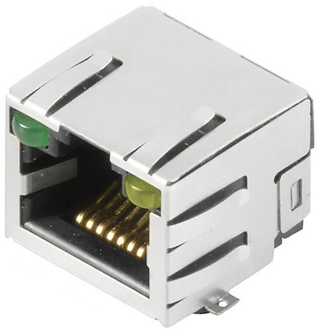 Weidmüller RJ45C3 S1U DE4G/Y RL RJ45-Steckverbinder CAT 3 2562890000 Buchse, Einbau horizontal Polz