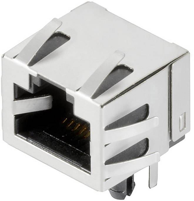 Weidmüller RJ45C5 T1U 2.8E4N TY RJ45-Steckverbinder CAT 5 2562920000 Buchse, Einbau horizontal Polzahl 8 Silber, Schwarz 140 St.