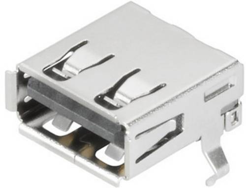 Weidmüller USB-Steckverbinder 2.0 Buchse, Einbau horizontal USB2.0A T1H 2.5N4 TY BK 2563710000 Inha