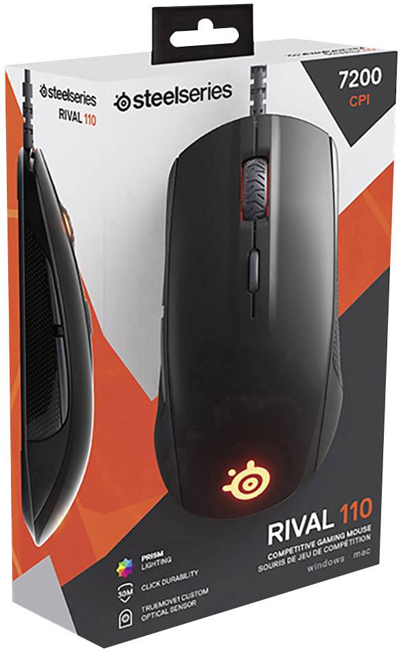 STEELSERIES RIVAL 110 USB GAMING MAUS S