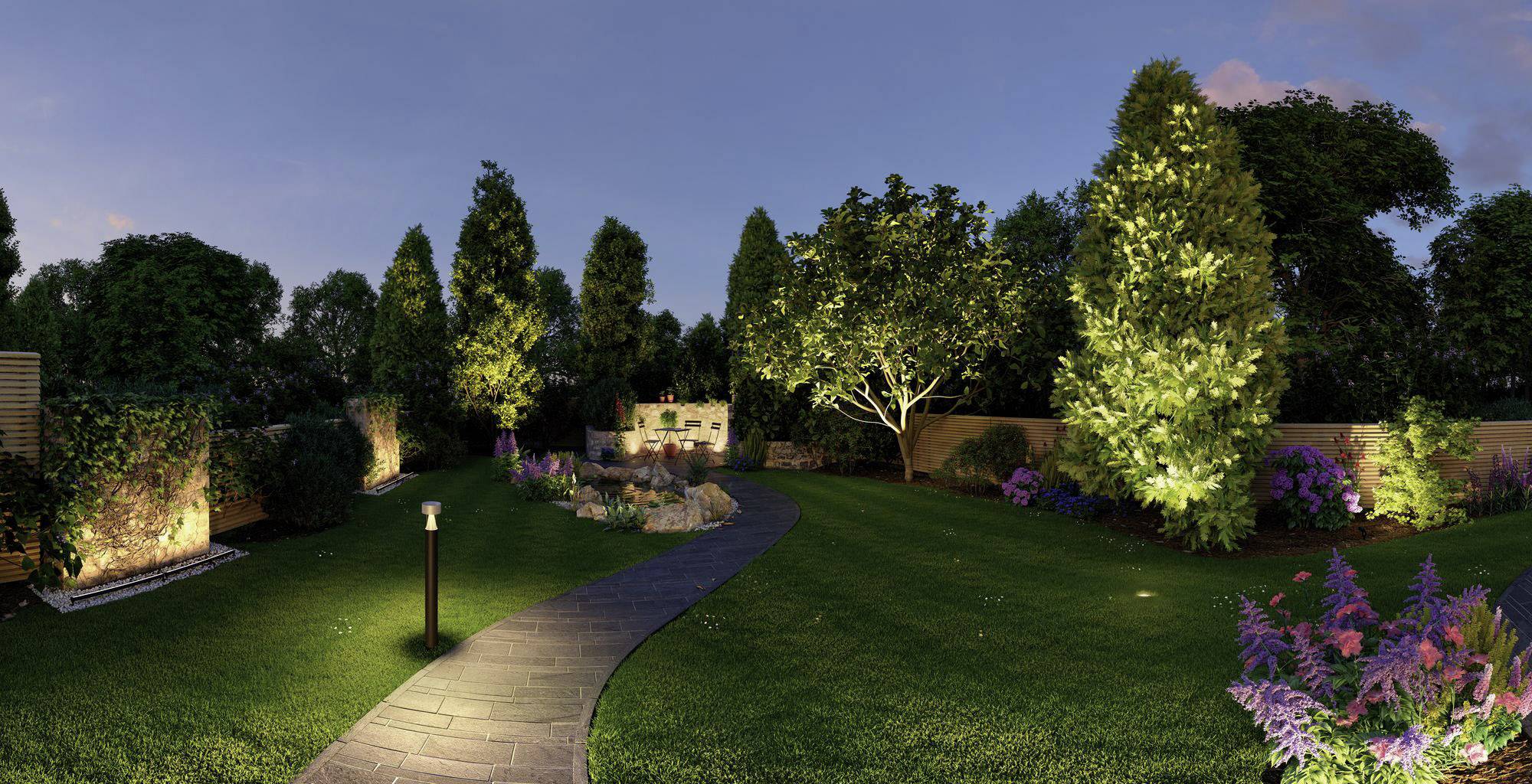 Paulmann Sting Beleuchtungssystem Plug & Shine ZigBee LED-Gartenstrahler-Starter-Set 3er Set LED 18W Warmweiß Anthrazit