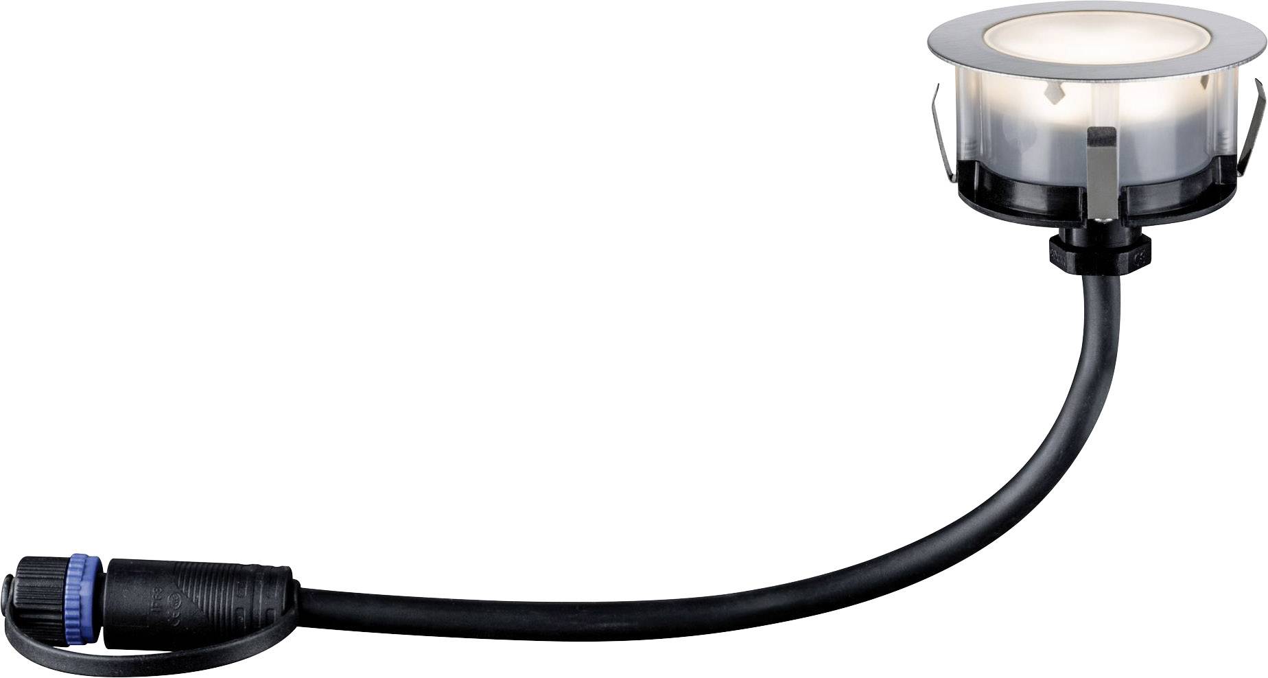 Paulmann 93692 Beleuchtungssystem Plug & Shine LED-Außeneinbauleuchten (Basis-Set) 3er Set LED 3W Warmweiß Silber