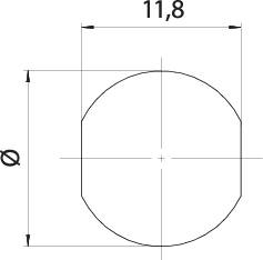 Binder 09 0774 400 08 Subminiatur-RundsteckverFlanschbuchse Gesamtpolzahl: 8 1St.