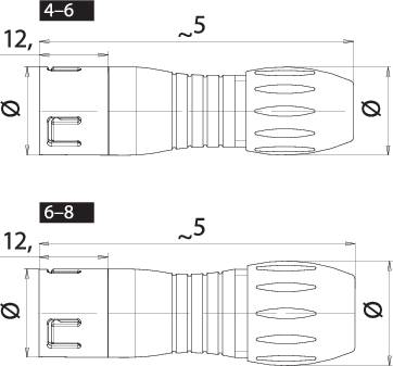 Binder 99 9105 460 03 Subminiatur-RundsteckverStecker, gerade Gesamtpolzahl: 3 1St.