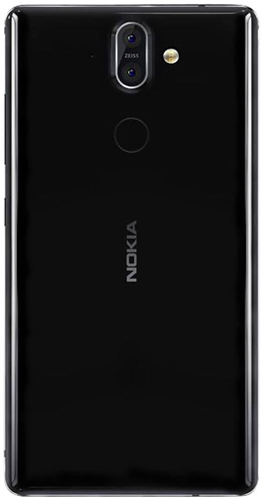Nokia 8 Sirocco Smartphone Single-SIM 128GB 14cm (5.5 Zoll) 12 Mio. Pixel Android™ 8.0 Oreo Schwarz