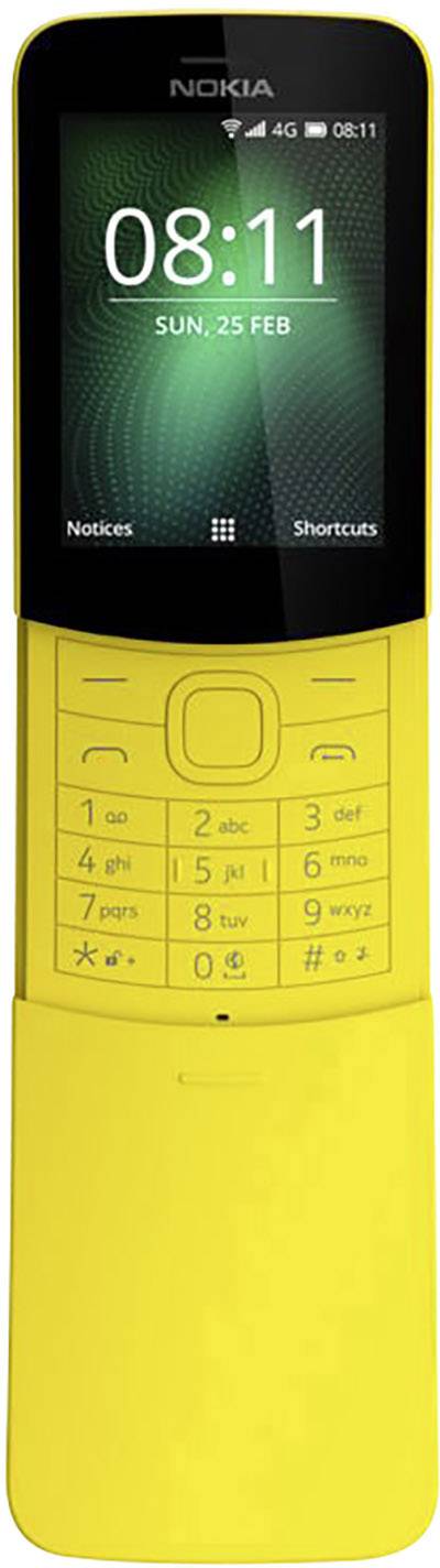 Nokia 8110 4G Dual-SIM-Handy Gelb