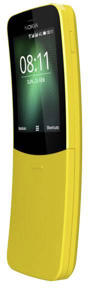 Nokia 8110 4G Dual-SIM-Handy Gelb