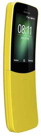 Nokia 8110 4G Dual-SIM-Handy Gelb
