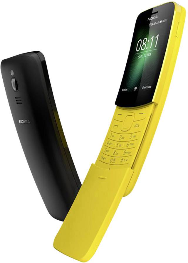 Nokia 8110 4G Dual-SIM-Handy Gelb