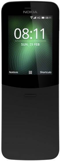 Nokia 8110 4G Dual-SIM-Handy Schwarz