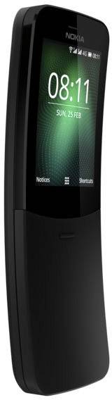 Nokia 8110 4G Dual-SIM-Handy Schwarz