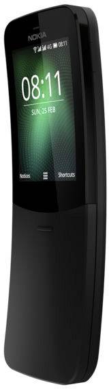 Nokia 8110 4G Dual-SIM-Handy Schwarz