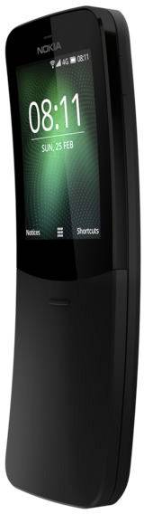 Nokia 8110 4G Dual-SIM-Handy Schwarz