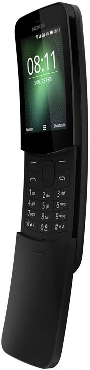 Nokia 8110 4G Dual-SIM-Handy Schwarz