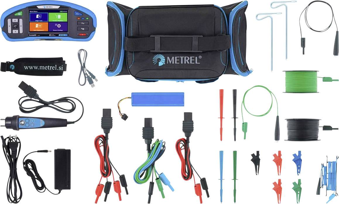 Metrel MI 3155 ST VDE-Prüfgeräte-Set kalibriert (ISO) VDE-Norm 0100