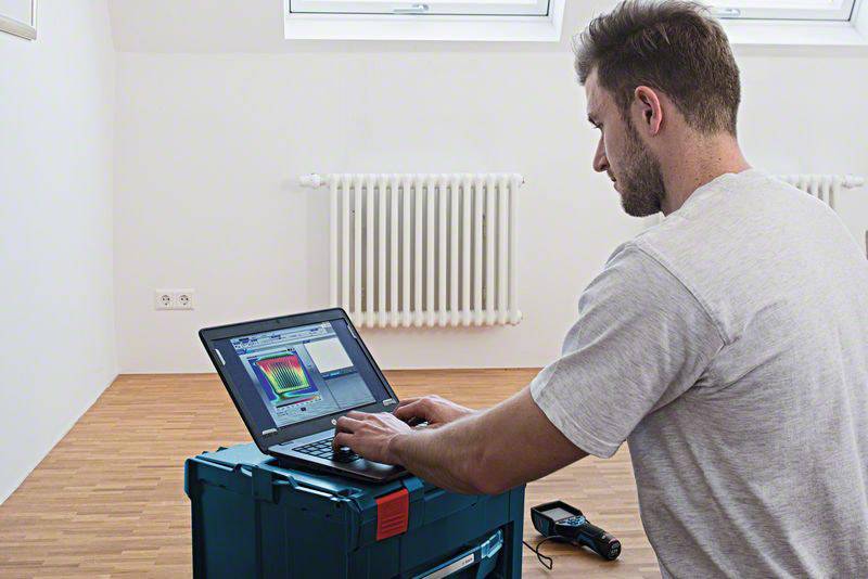 Bosch Professional GTC 400 C Wärmebildkamera -10 bis +400°C 160 x 120 Pixel