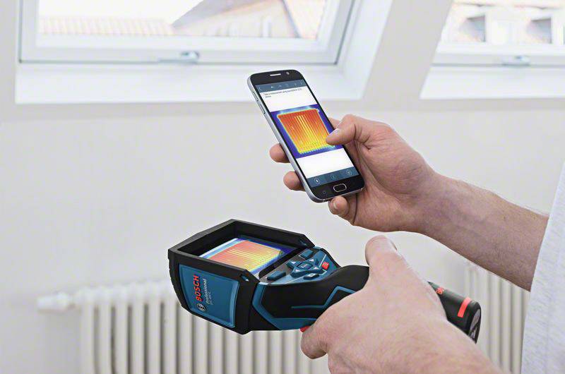 Bosch Professional GTC 400 C Wärmebildkamera -10 bis +400°C 160 x 120 Pixel