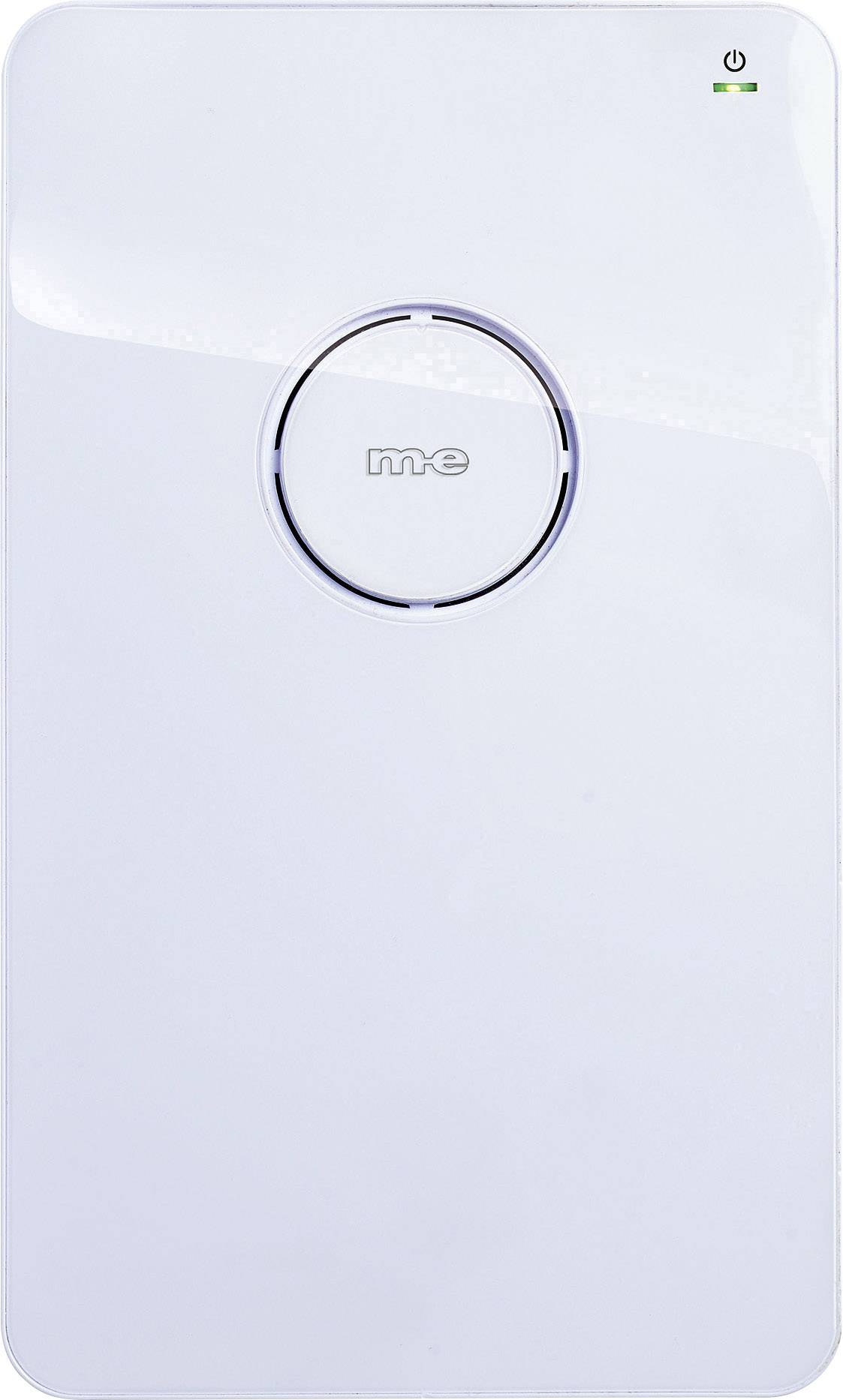 M-e modern-electronics AC-210 Türsprechanlage DECT, Funk Komplett-Set 1 Familienhaus Weiß, Silber