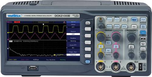 Metrix DOX2100B Digital-Oszilloskop 100MHz 2-Kanal 50 GSa/s 2 Mpts 8 Bit Digital-Speicher (DSO) 1St.