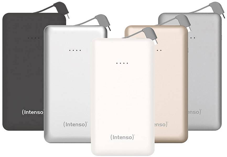 Intenso Slim S 10000 Powerbank 10000 mAh LiPo Schwarz
