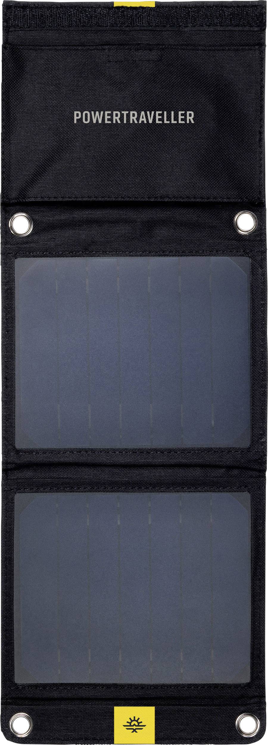 Power Traveller FALCON 7 PTL-FLS007 Solar-Ladegerät Ladestrom Solarzelle 1400 mA 7 W