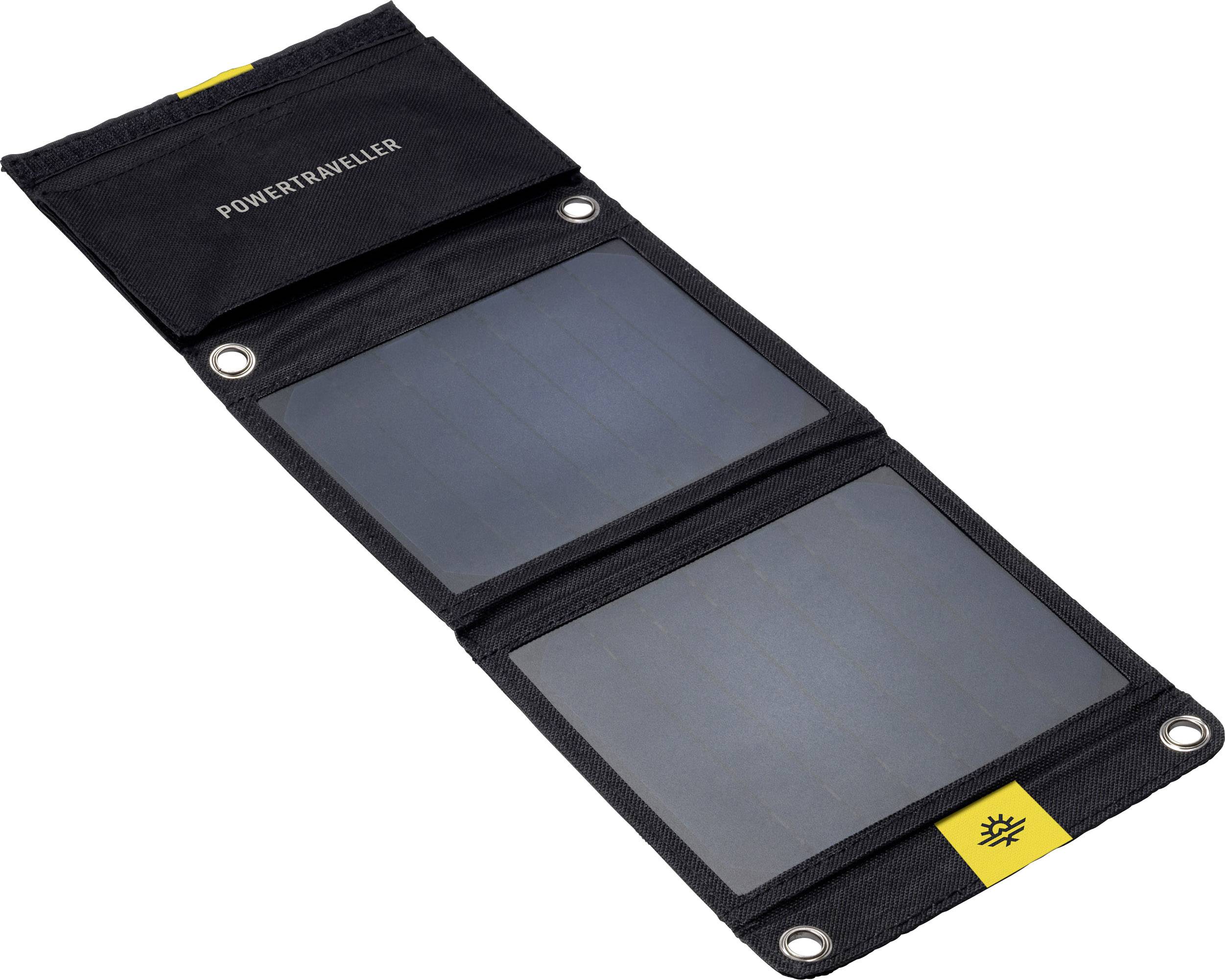 Power Traveller FALCON 7 PTL-FLS007 Solar-Ladegerät Ladestrom Solarzelle 1400 mA 7 W