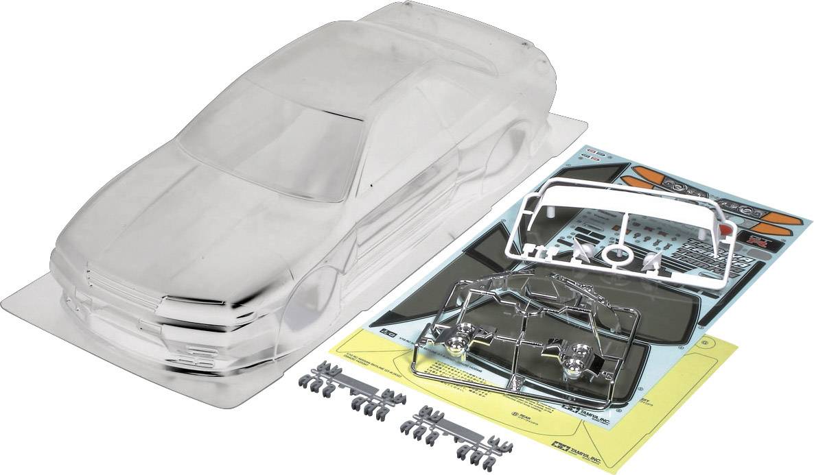 Tamiya 51365 1:10 Karosserie Nissan Skyline R32 190mm Unlackiert, nicht ausgeschnitten