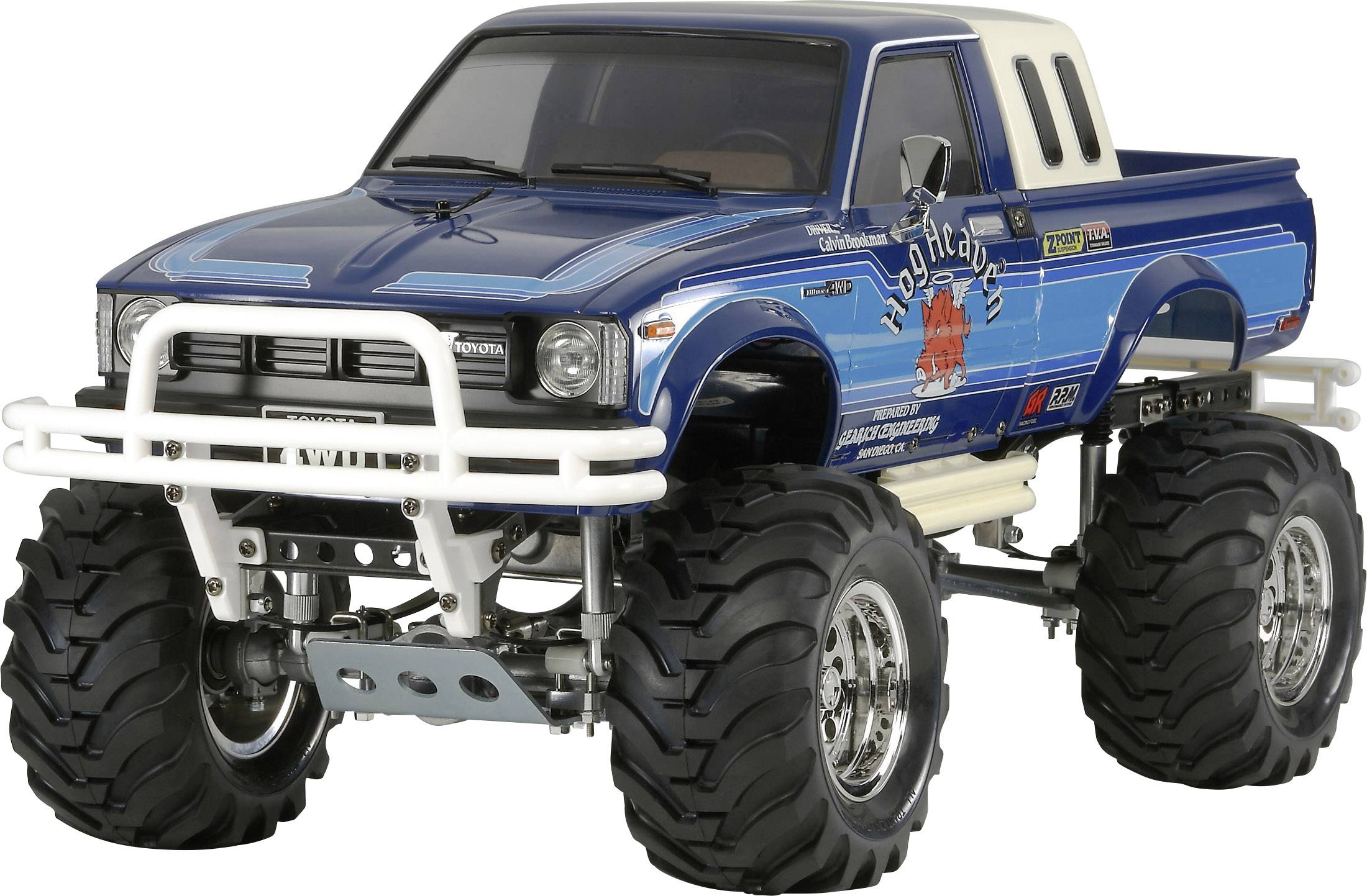 Tamiya Toyota 4x4 PickUp Bruiser Brushed 1:10 RC Modellauto Elektro Monstertruck Allradantrieb (4WD) Bausatz
