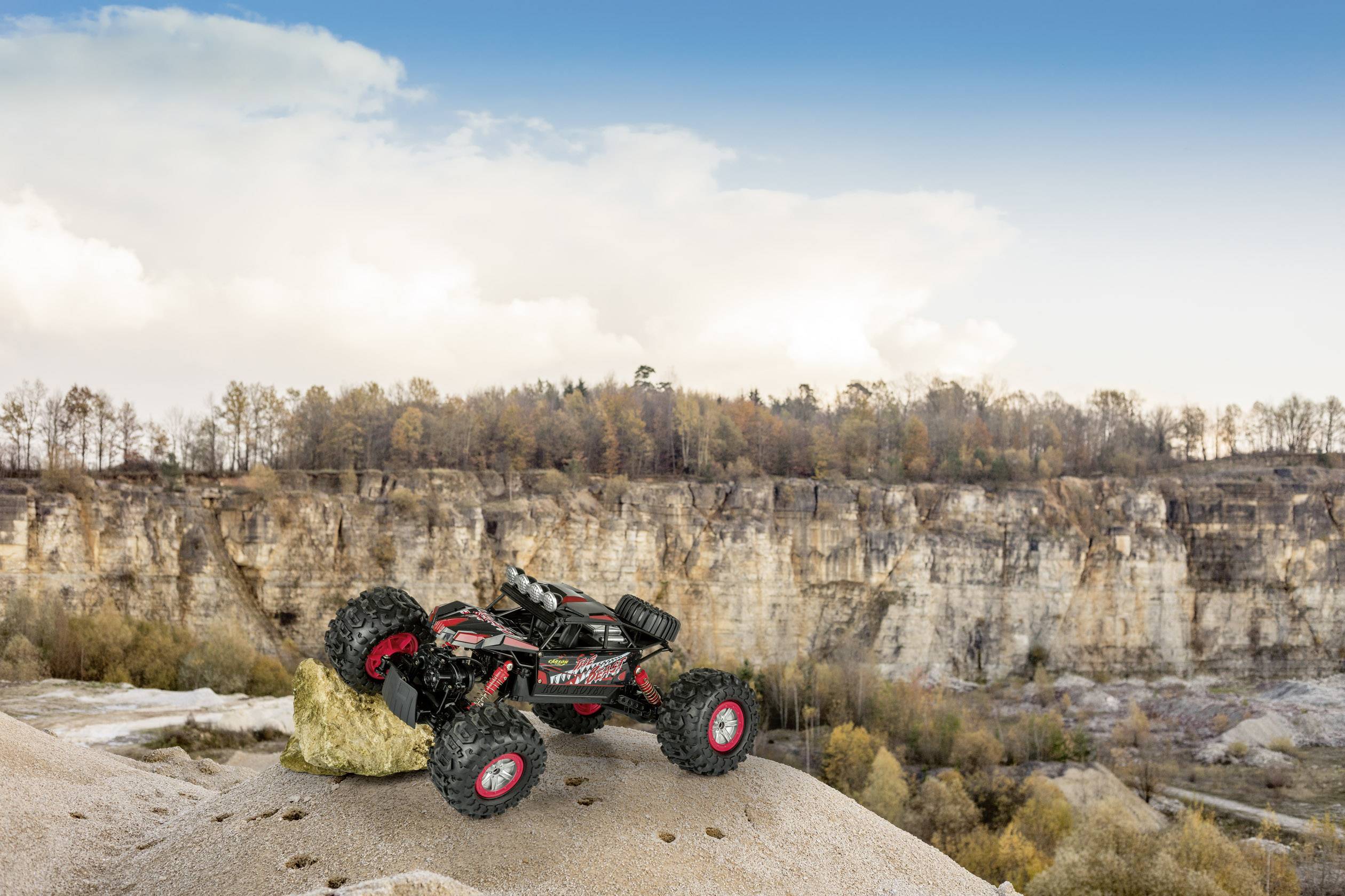Carson Modellsport The Beast Brushed 1:12 RC Modellauto Elektro Crawler Allradantrieb (4WD) 100% RtR 2,4GHz