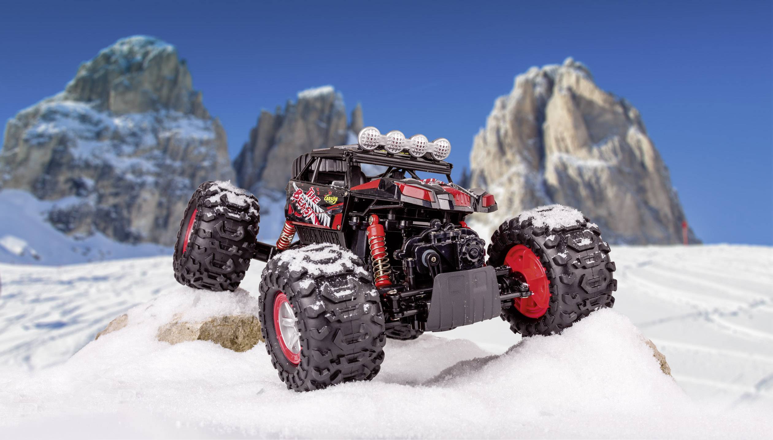 Carson Modellsport The Beast Brushed 1:12 RC Modellauto Elektro Crawler Allradantrieb (4WD) 100% RtR 2,4GHz