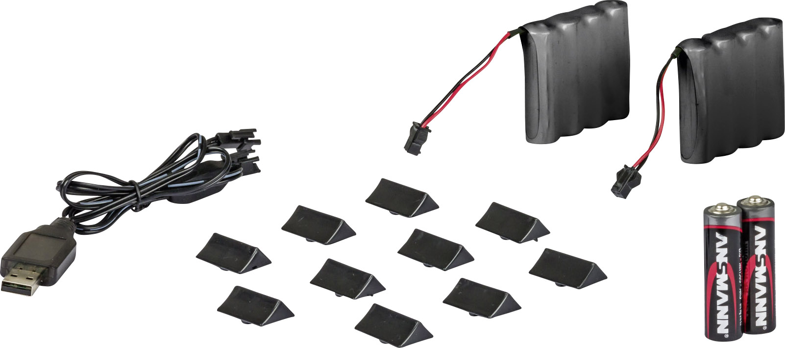 Carson RC Sport Arocs mit Goldhofer Tieflader 1:20 RC Einsteiger Funktionsmodell LKW inkl. Akku, Ladegerät und Senderbatterien