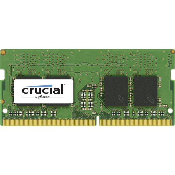 Crucial Laptop-Arbeitsspeicher Modul DDR4 4GB 1 x 4GB Non-ECC 2400MHz 260pin SO-DIMM CL 17-17-17 CT4G4SFS824A