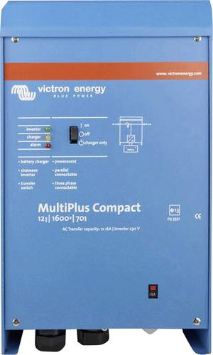 Victron Energy Netzwechselrichter MultiPlus C 12/1600/70-16 1600W 12 V/DC - 230 V/AC integrierter La