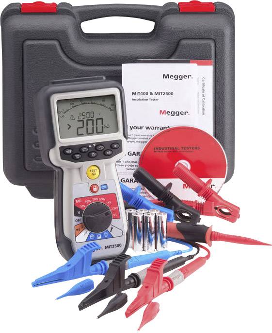 Megger MIT2500 Isolationsmessgerät 50 V, 100 V, 250 V, 500 V, 1000 V, 2500 V 200 GΩ