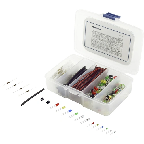Barthelme LED-Sortiment Rot, Blau, Grün, Gelb, Kaltweiß Rund 3 mm, 5mm 100 mcd, 600 mcd, 800 mcd, 1500 mcd, 2000 mcd, 8000 mcd Barthelme LED-Sortiment Rot, Blau, Grün, Gelb, Kaltweiß Rund 3 mm, 5mm 100 mcd, 600 mcd, 800 mcd, 1500 mcd, 2000 mcd, 8000 mcd