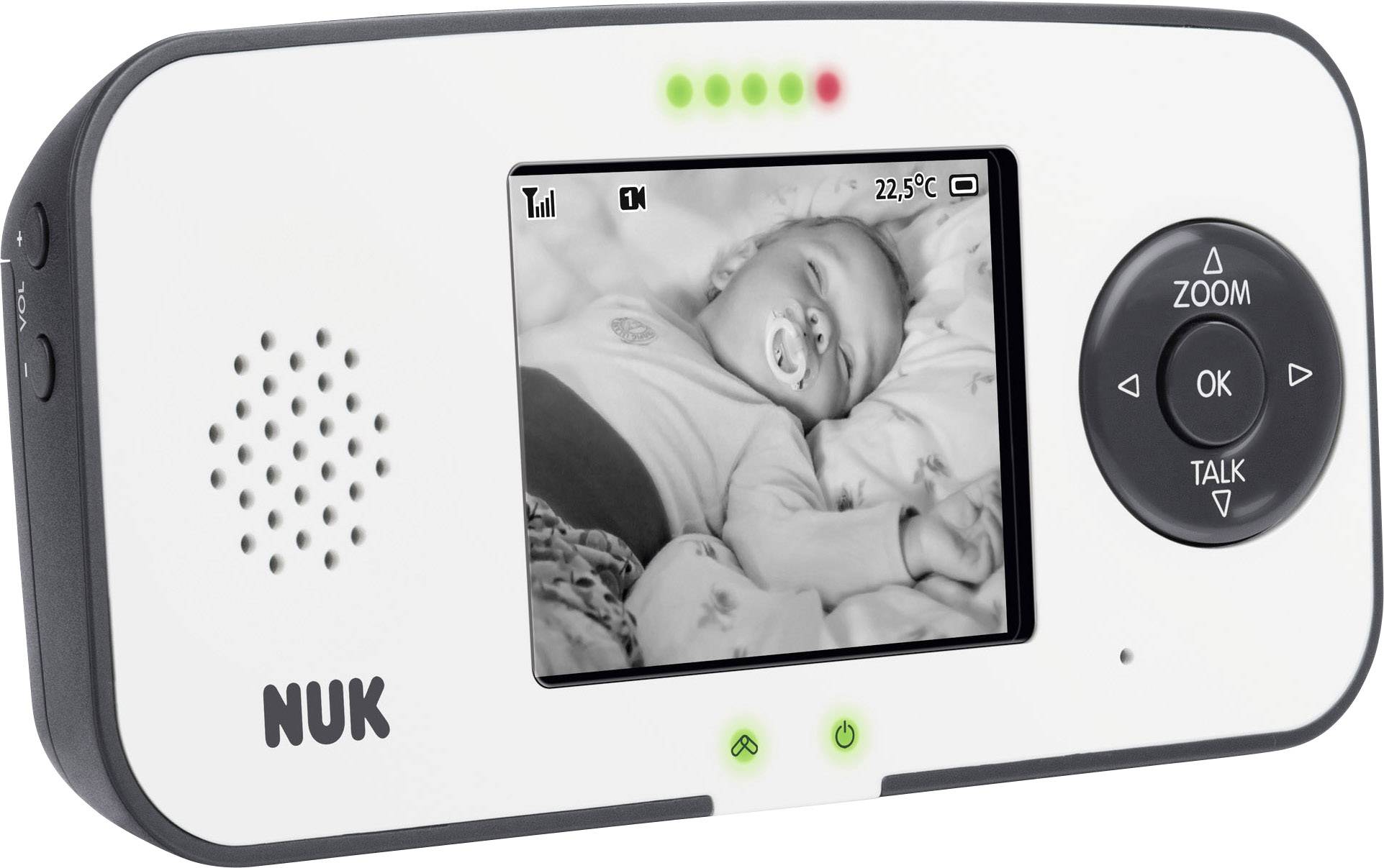 NUK 550VD 10.256.441 Babyphone mit Kamera Digital 2.4 GHz