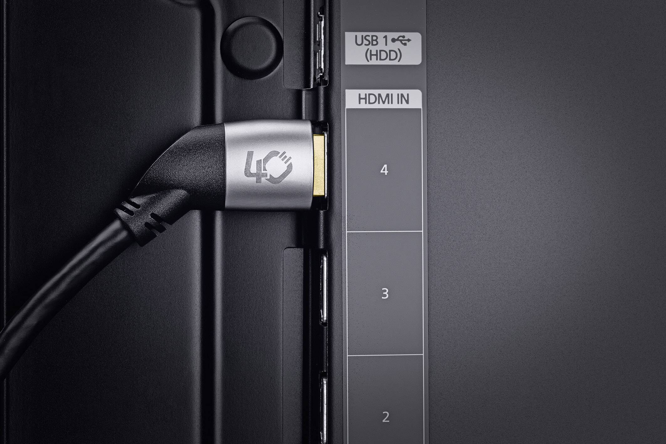 Oehlbach HDMI Anschlusskabel HDMI-A Stecker, HDMI-A Stecker 1.44 m Schwarz 137 vergoldete Steckkontakte HDMI-Kabel
