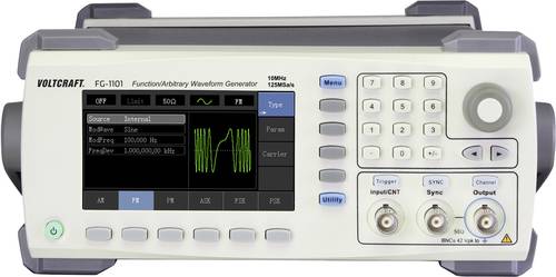 FG-1101 Funktionsgenerator netzbetrieben 1 µHz - 10MHz 1-Kanal Sinus, Rechteck, Arbiträr