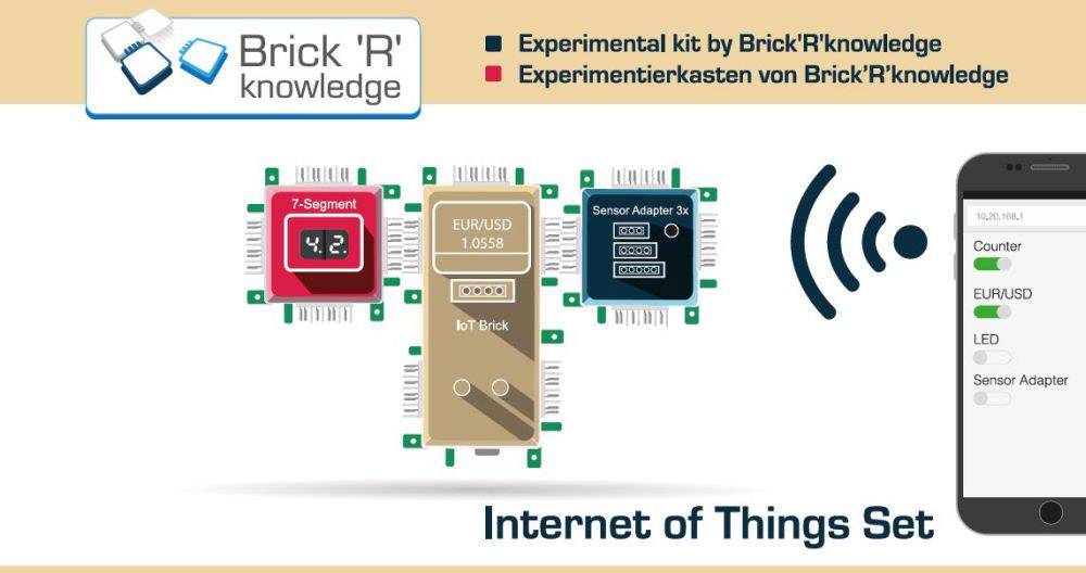 Brick´R´Knowledge 138090 Internet of Things Set IoT Experimentier-Set