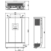 Steca Inselwechselrichter Solarix PLI 5000-48 4800W 48 V/DC - 230V Steca Inselwechselrichter Solarix PLI 5000-48 4800W 48 V/DC - 230V