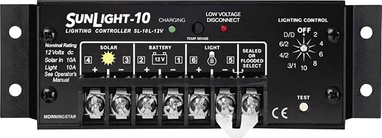 Morningstar SunLight SL-10L 12V Laderegler PWM 12V 10A