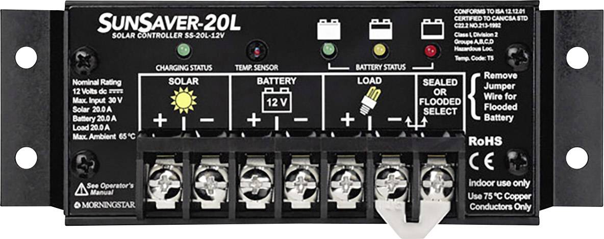 Morningstar SunSaver SS-20L 24V Laderegler PWM 24V 140A