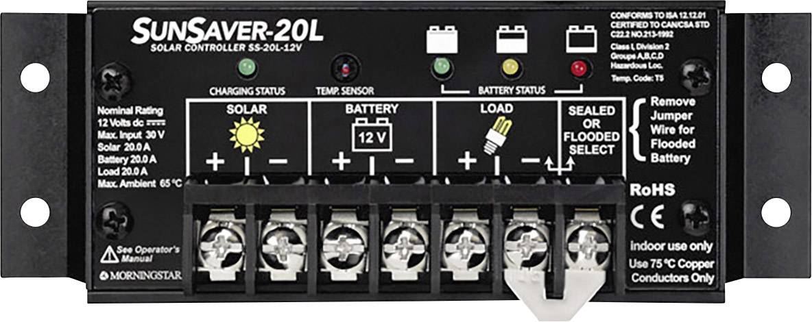 Morningstar SunSaver SS20L 12V Laderegler PWM 12V 140A