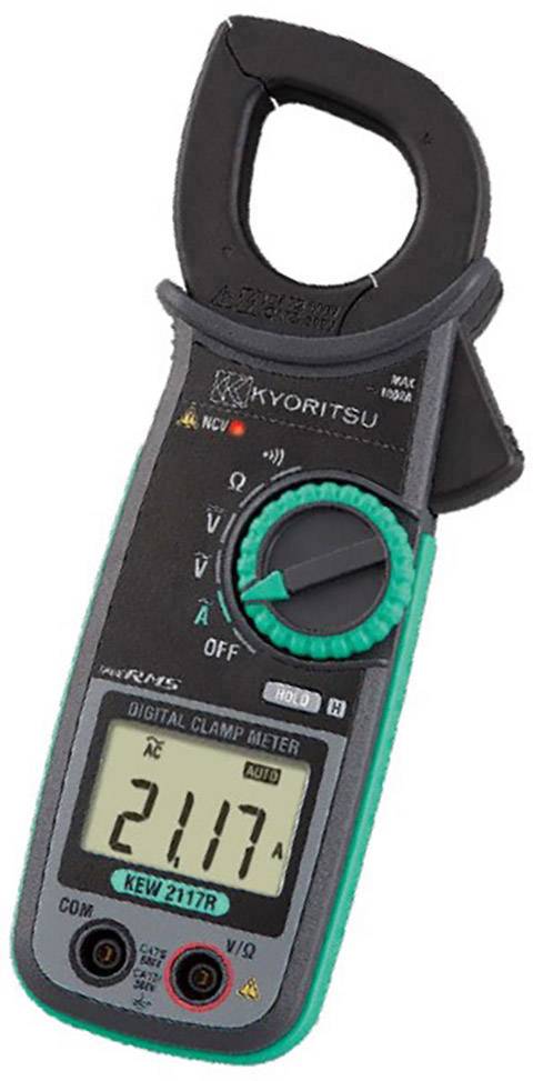 Kyoritsu KEW-2117R Stromzange digital CAT IV 300 V, CAT III 600 V