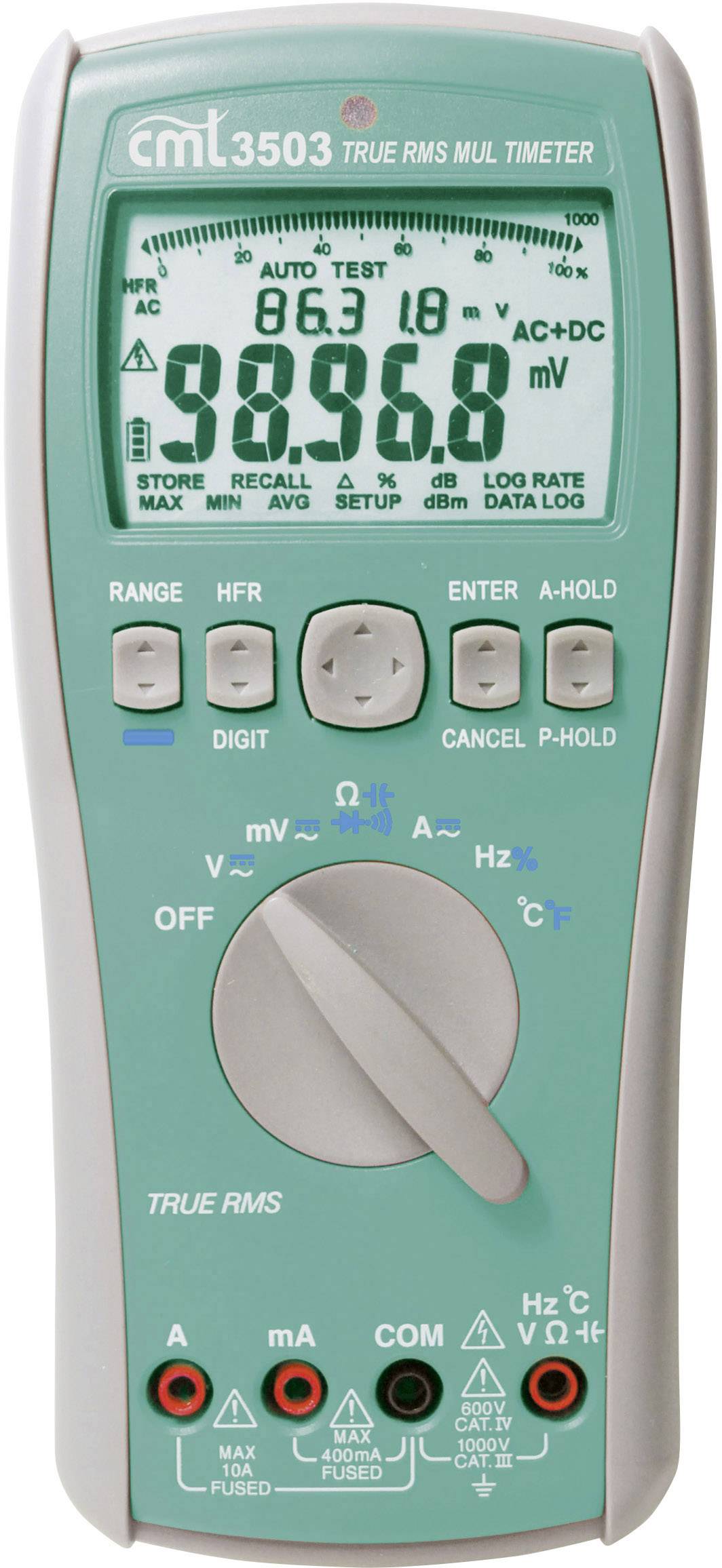CMT 3503 Hand-Multimeter CAT III 1000 V, CAT IV 600V Anzeige (Counts): 40000